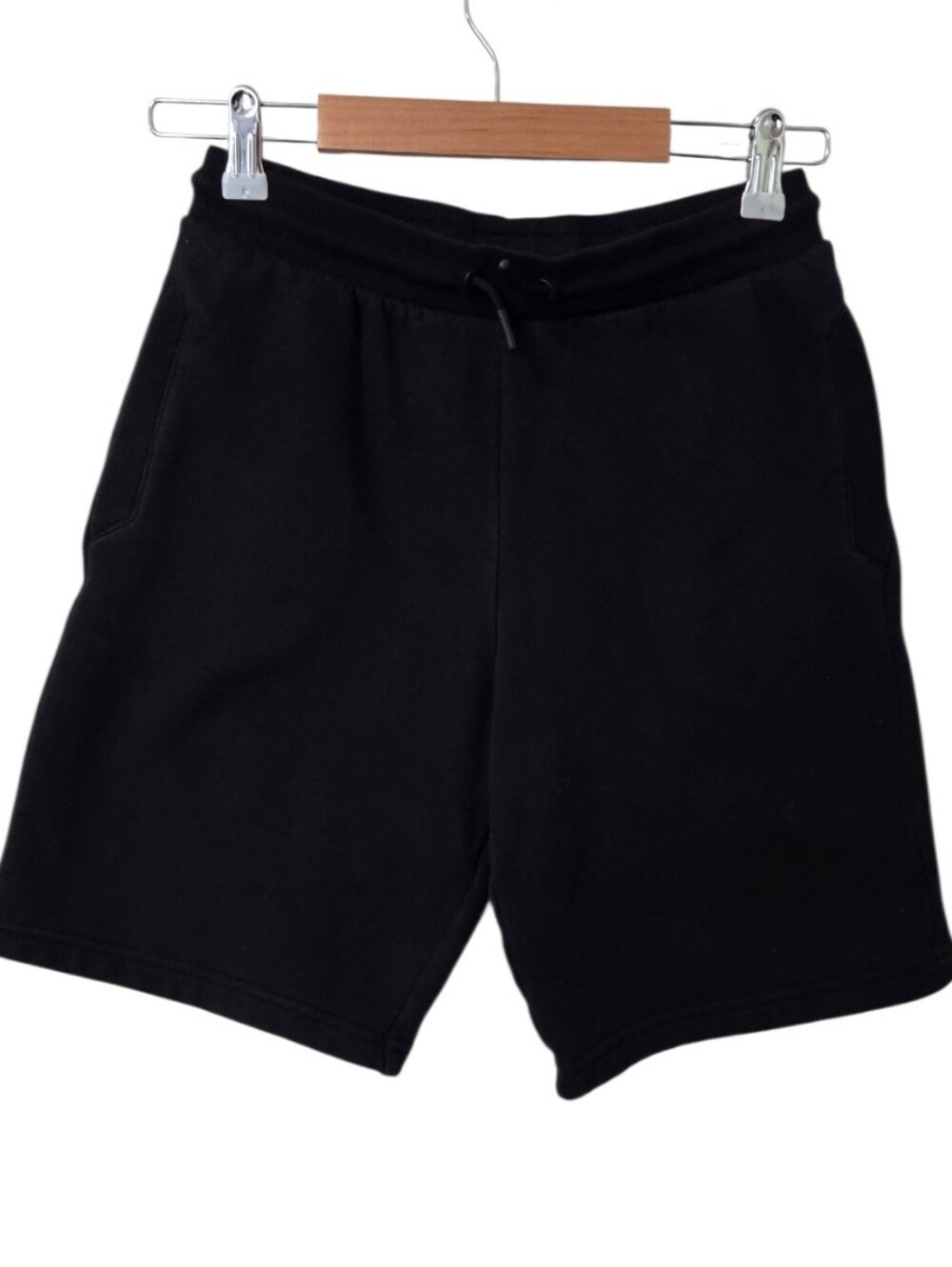 All In Motion Youth Boys Black Fleece Athletic Shorts Large 12/14 Drawstring